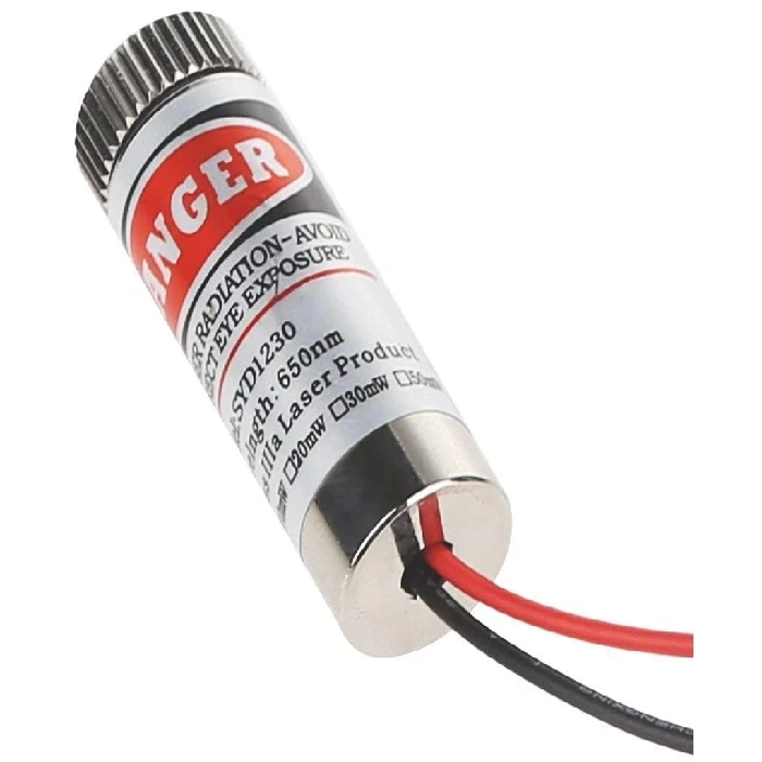 Linijski laser ravna črta 3-5V 650nm 5mW